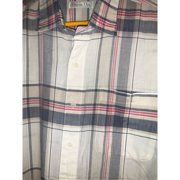 Christian Dior xl short sleeve button shirt button - Picture 2 of 5